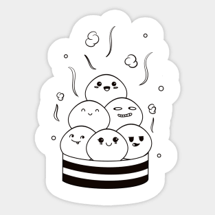 Doodle dimsum cute Sticker